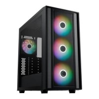 Cooler Master MasterBox 600 RGB Mid Tower Gaming PC Case Black