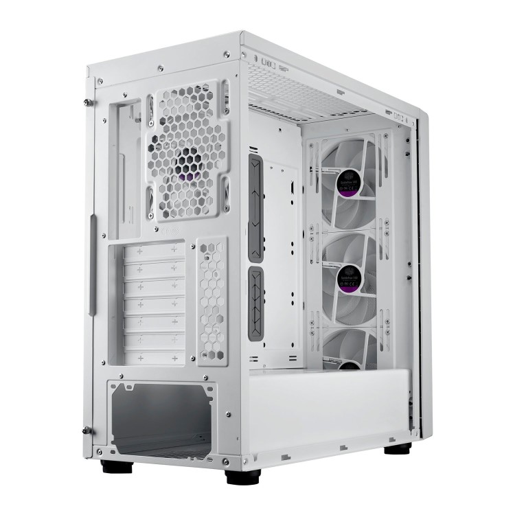 Cooler Master MasterBox 600 Mid Tower Gaming PC Case White