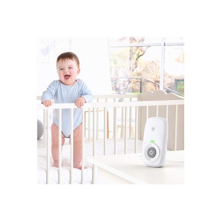 Motorola MBP24 Baby Monitor with 2-way Audio - White