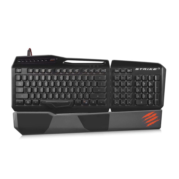 Mad Catz S.T.R.I.K.E. 3 Gaming Keyboard - Black