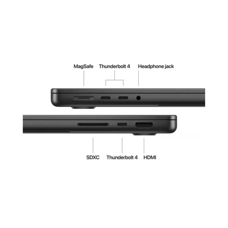 Refurbished Apple MacBook Pro 14 Inch M4 24GB RAM 1TB SSD - Space Black