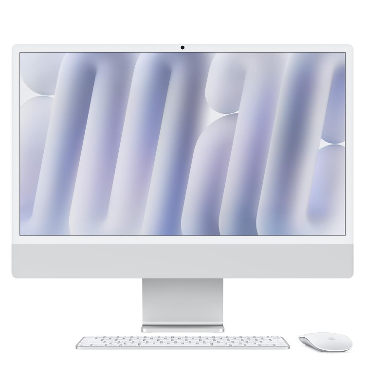 Apple iMac 2024 M4 10-Core 16GB RAM 256GB SSD 24 Inch 4.5K All-in-One PC - Silver