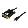 3 ft Mini DisplayPort&amp;#153; to DVI Adapter Converter Cable – Mini DP to DVI 1920x1200 - Black