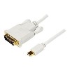 3 ft Mini DisplayPort&amp;#153; to DVI Adapter Converter Cable – Mini DP to DVI 1920x1200 - White