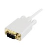 10 ft Mini DisplayPort&amp;#153; to VGA Adapter Converter Cable – mDP to VGA 1920x1200 - White