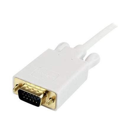 10 ft Mini DisplayPort&#153; to VGA Adapter Converter Cable – mDP to VGA 1920x1200 - White