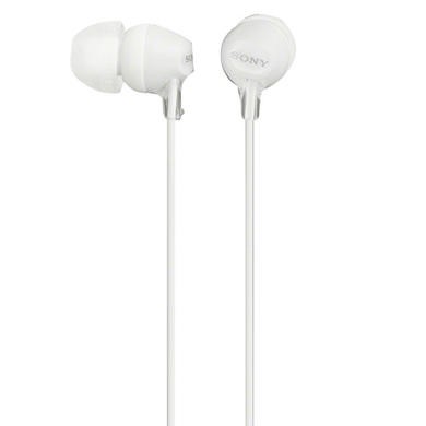 Sony MDR-EX15LP In-ear Wired Headphones No Mic White