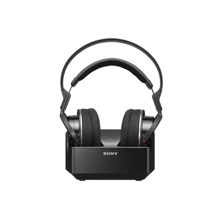 Sony MDR-RF855 Overhead Home Wireless Headphones 100m - Black