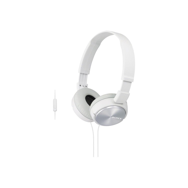 Sony MDR-ZX310 Folding Wired Headphones White