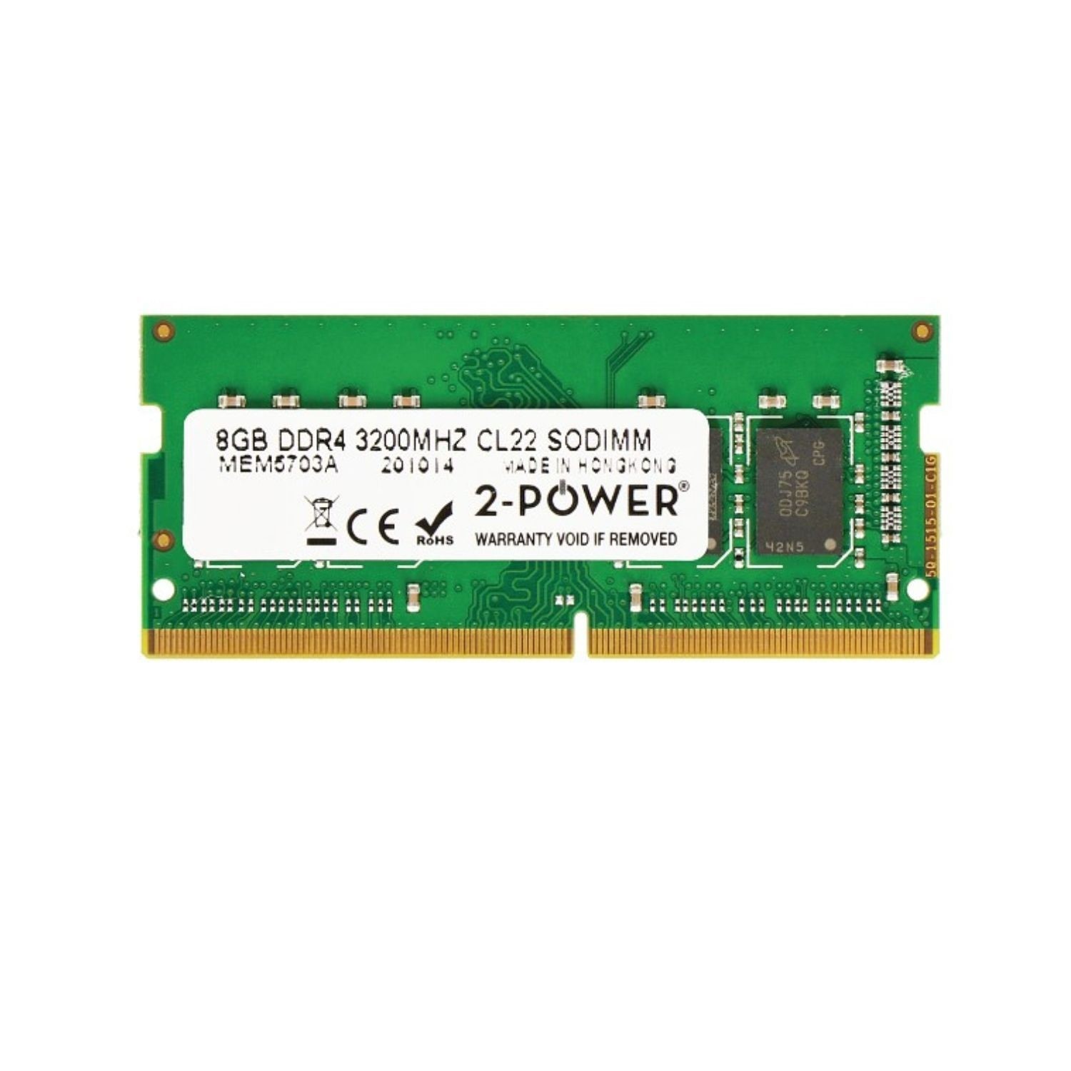 2-POWER 8GB 1x8GB SO-DOMM 3200MHz DDR4 Laptop Memory - Laptops Direct