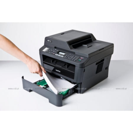Brother MFC-7860DW Laser Multifunction Printer - Monochrome - Plain Paper Print - Desktop 