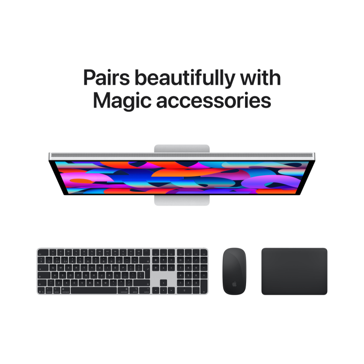Apple Studio Display 27" 5K Retina Nano-Texture Glass Tilt-Adjustable Monitor