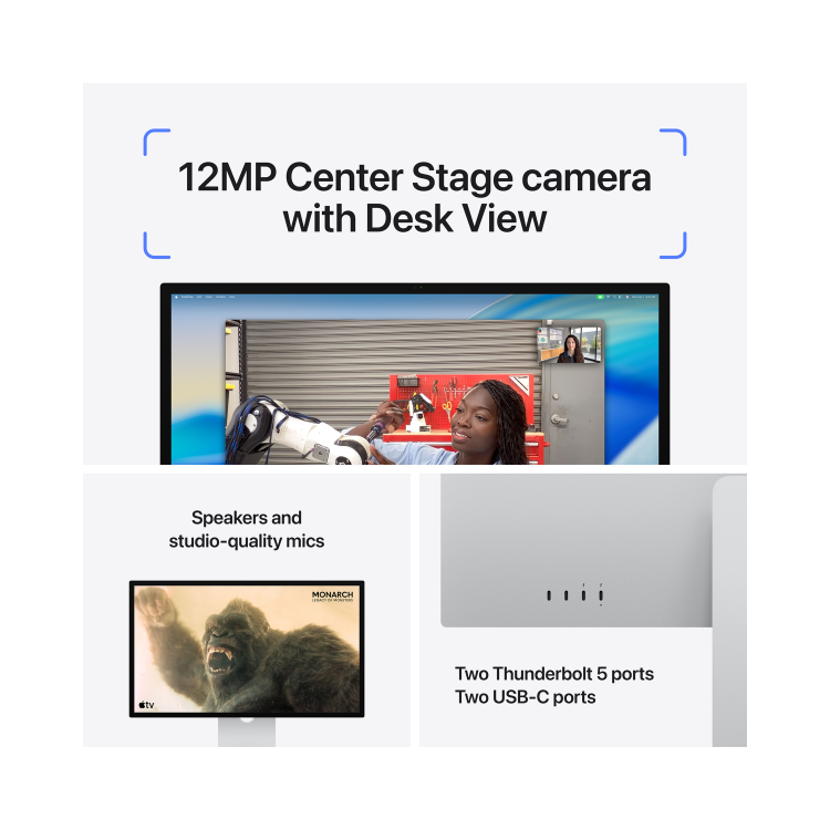 Apple Studio Display 27" 5K Retina Nano-Texture Glass No Stand Monitor