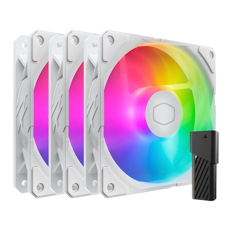 Cooler Master SickleFlow Edge 120 ARGB 120mm 2500rpm Case Fan White