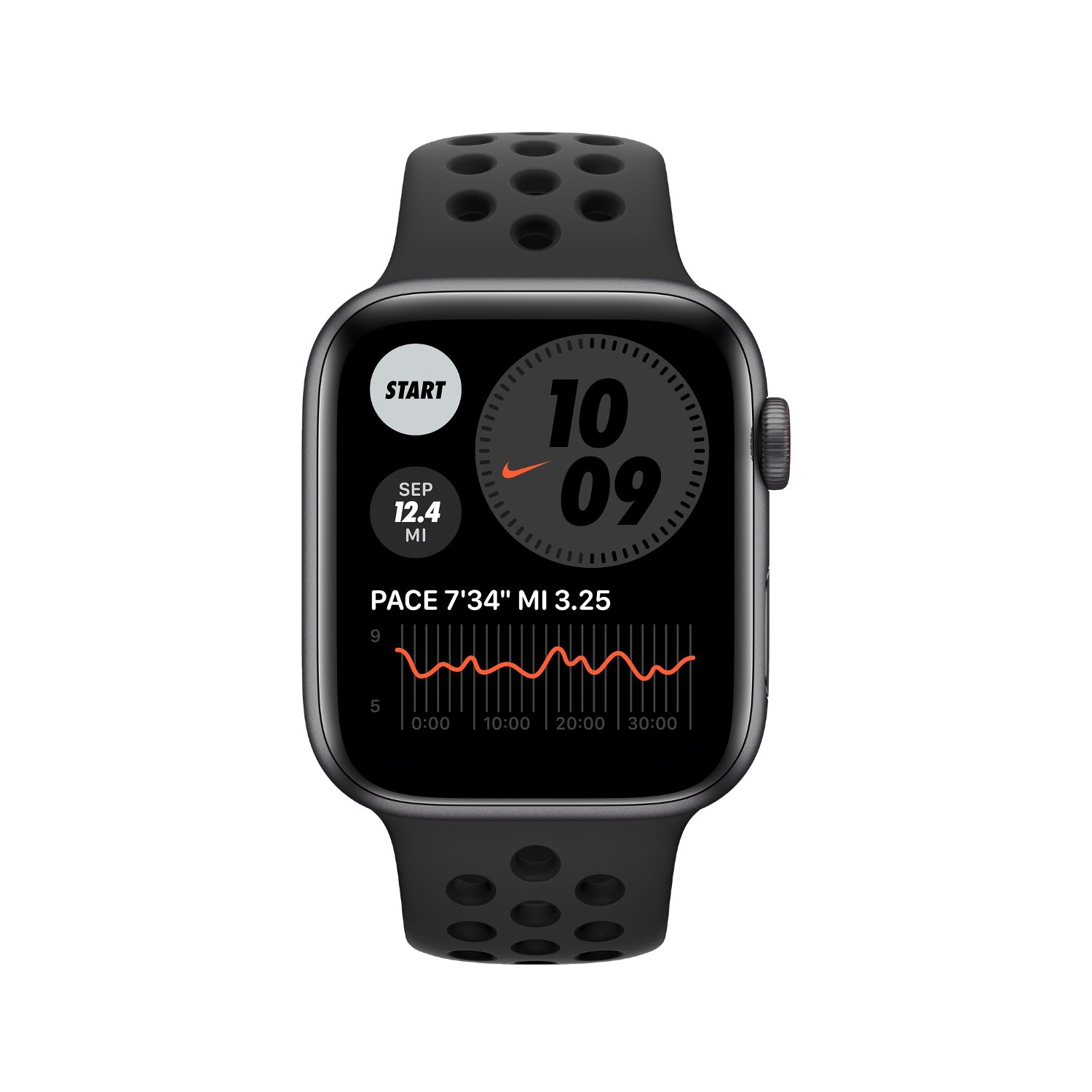 Apple Watch Nike SE GPS + Cellular 44mm Space Gray Aluminium Case