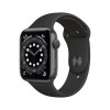 Apple Watch Series 6 GPS - 40mm Space Gray Aluminium Case with Black Sport Band - Regular