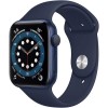 Apple Watch Series 6 GPS - 40mm Blue Aluminium Case with Deep Navy Sport Band - Regular
