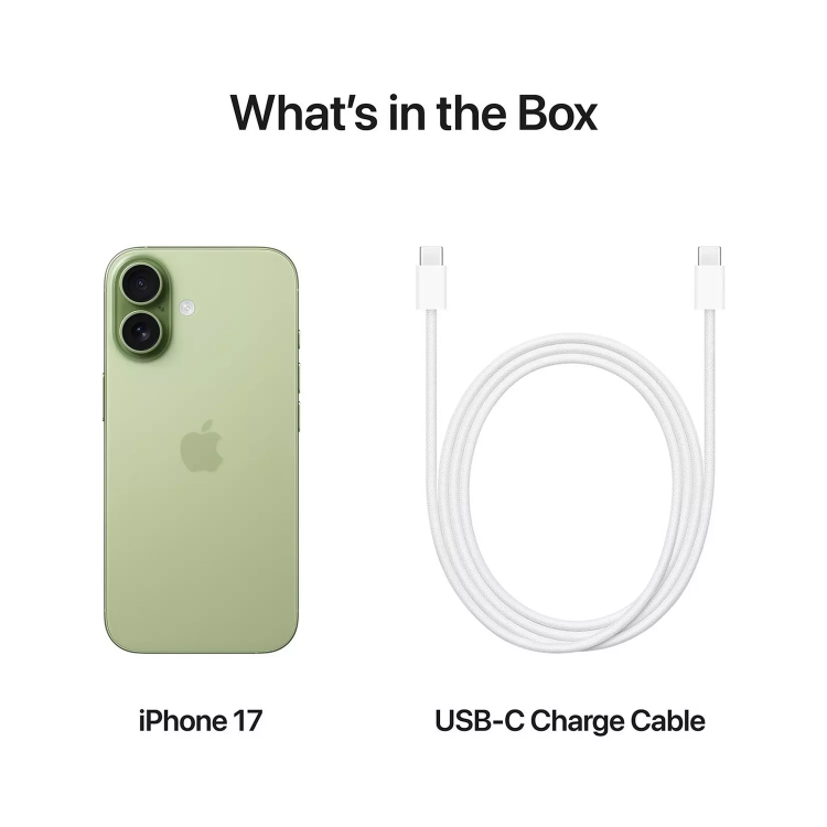 Apple iPhone 17 Sage 6.3" 256GB 5G Unlocked & SIM Free Smartphone