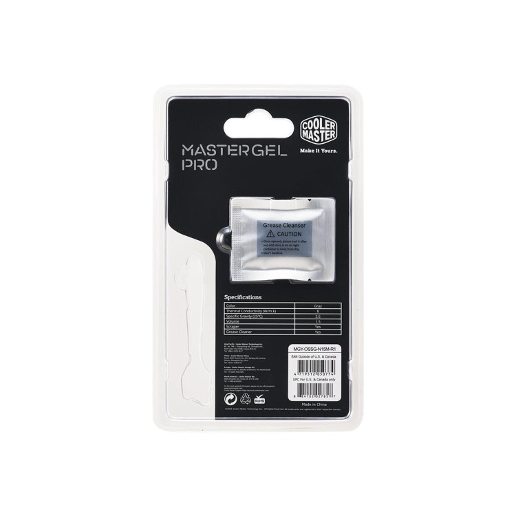 Cooler Master MasterGel Pro 4g Syringe Grey Thermal Compound