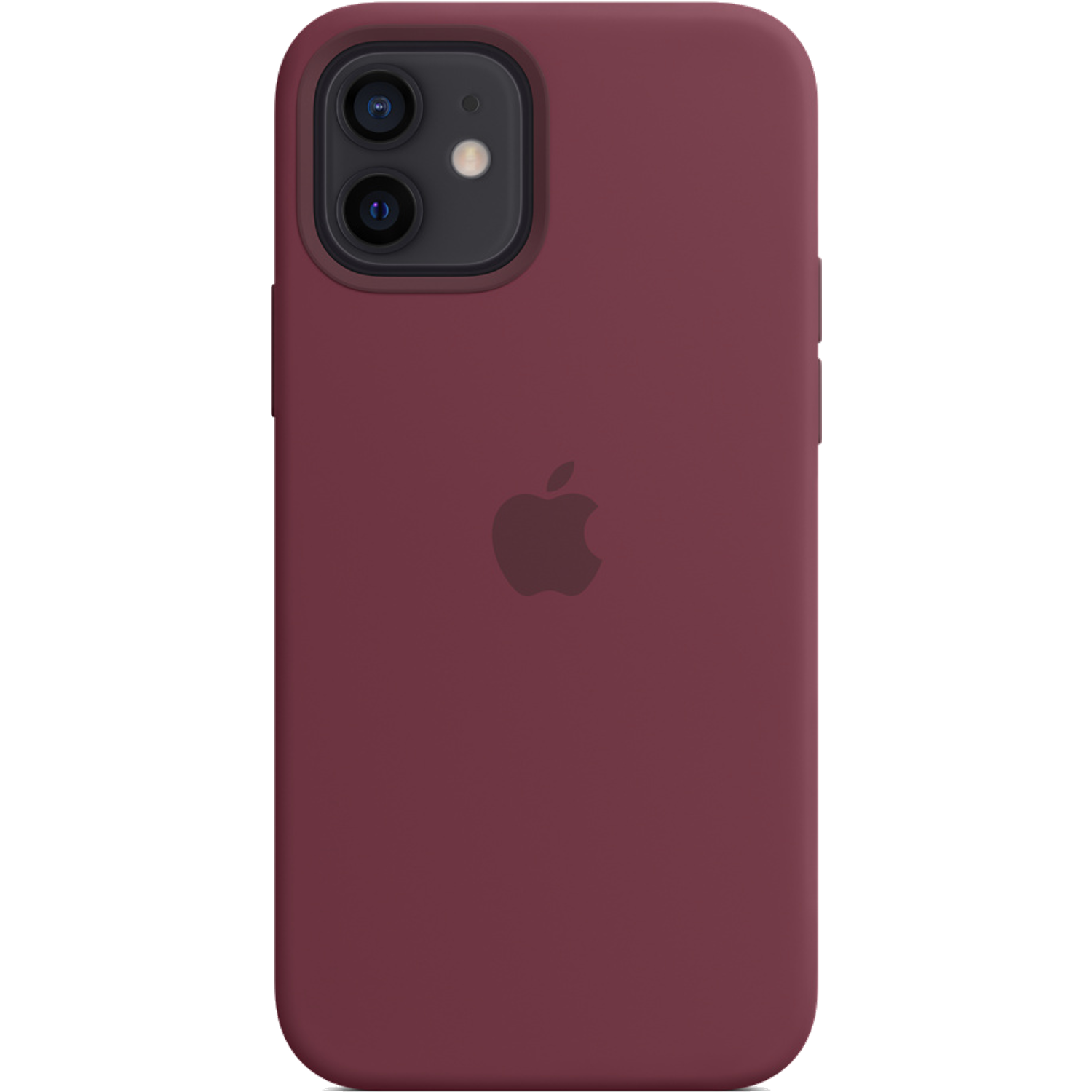 Apple iPhone 12/12 Pro Silicone Case with MagSafe Plum Laptops - Main Image