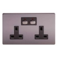 Energenie MiHome Style -  Double Socket - nickel Energenie MiHome Style -  Double Socket - nickel