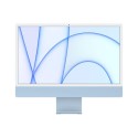 MJV93B/A Apple iMac 2021 M1 8-Core CPU 7-Core GPU 8GB RAM 256GB SSD 24 Inch 4.5K All-in-One PC - Blue