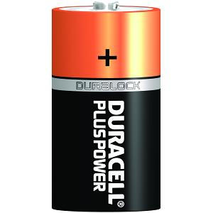 Duracell Plus Power D Size 1 x 2 Pack
