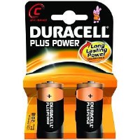 Duracell Plus Power C Size 1 x 2 Pack