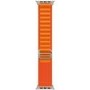 Apple Watch Ultra GPS + Cellular 49mm Titanium Case with Orange Alpine Loop - Small