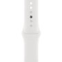 Apple Watch Series 8 GPS + Cellular 41mm Silver Stainless Steel Case with White Sport Band - Regular