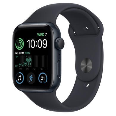Apple Watch SE 2022 GPS 40mm Midnight Aluminium Case with Midnight Sport Band - Regular