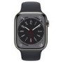 Apple Watch Series 8 GPS + Cellular 45mm Graphite Stainless Steel Case with Midnight Sport Band - Regular