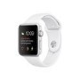 Apple Watch Series 1 42MM Silver Aluminium Case White Sport Band