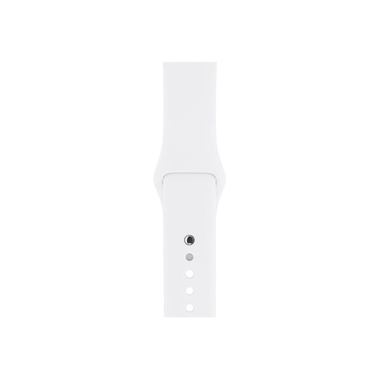 Apple Watch Series 1 42MM Silver Aluminium Case White Sport Band