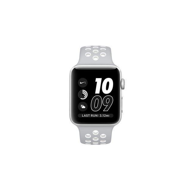 GRADE A1 - Apple Watch 2 Nike+ 38MM Silver Aluminium Case Silver/White Sport Band