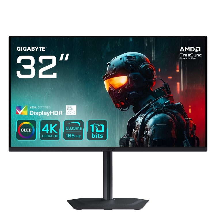 GIGABYTE MO32U 31.5" OLED 4K UHD 165Hz 0.03ms Gaming Monitor