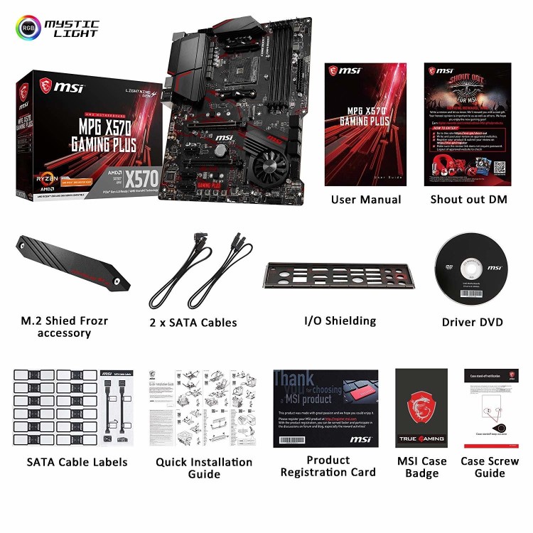 MSI MPG X570 GAMING PLUS AMD Motherboard