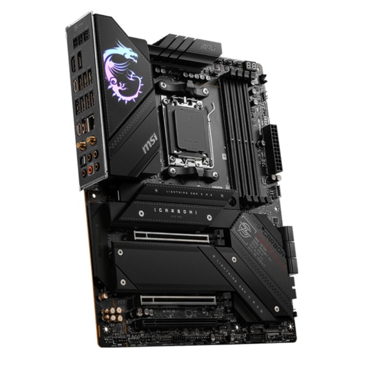 MSI MPG X670E CARBON WIFI AMD X670 AM5 DDR5 ATX Motherboard
