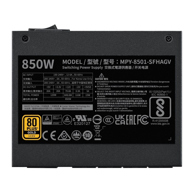 Cooler Master V SFX 750W Fully Modular 80 PLUS Gold Power Supply
