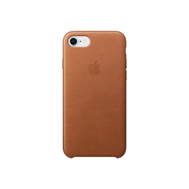 Apple iPhone 7/8 Leather Case - Saddle Brown