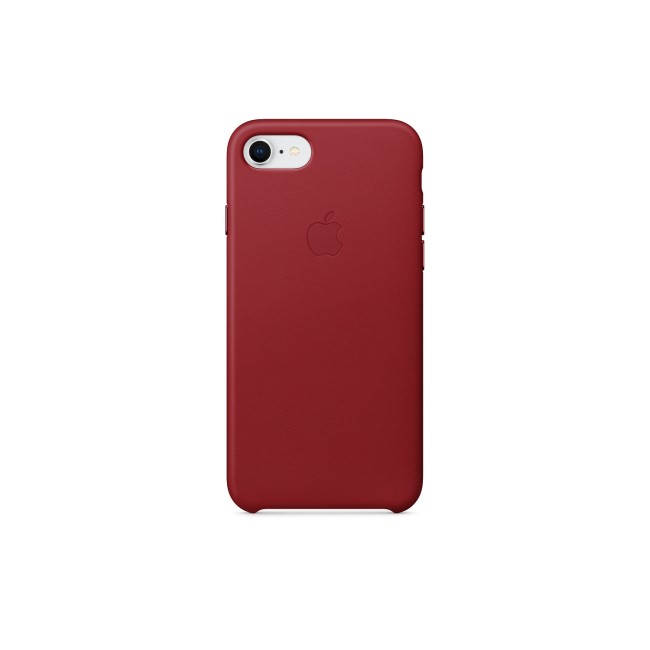 Apple iPhone 7/8 Leather Case - PRODUCT RED