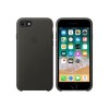 Apple iPhone 8 / 7 Leather Case - Charcoal Gray