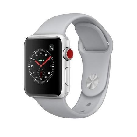 apple watch 3 silver aluminum fog sport