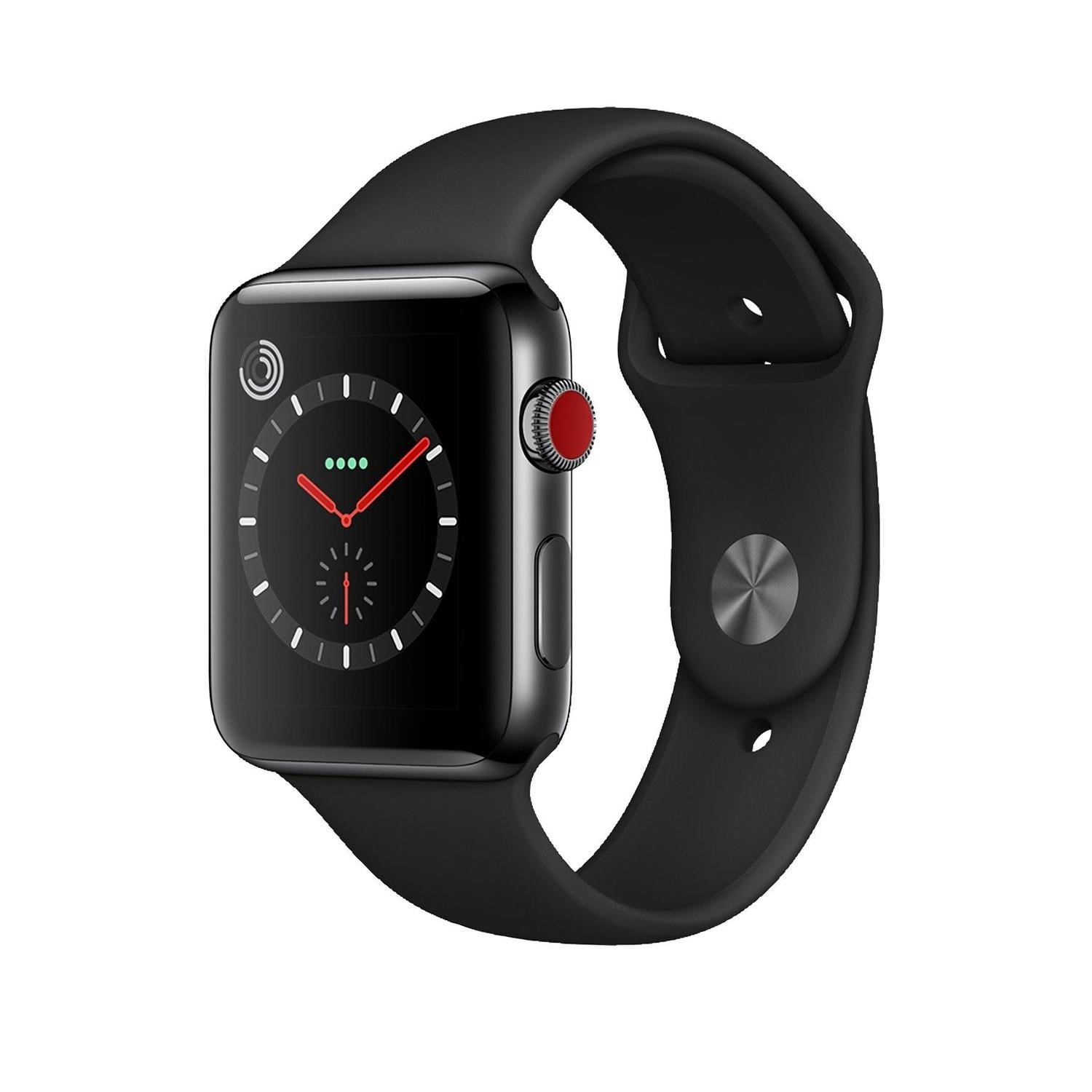 Apple Watch Series GPS Cell 42mm Space Black Stainless Steel