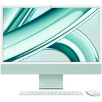 Apple iMac 2023 M3 8 Core CPU 8 Core GPU 8GB 256GB SSD 24 Inch 4.5K All-in-One - Green Apple iMac 2023 M3 8 Core CPU 8 Core GPU 8GB 256GB SSD 24 Inch 4.5K All-in-One - Green