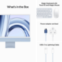 Apple iMac 2023 M3 8 Core CPU 10 Core GPU 8GB 512GB SSD 24 Inch 4.5K All-in-One - Blue
