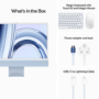 Apple iMac 2023 M3 8-Core CPU 10-Core GPU 8GB RAM 512GB SSD 24 Inch 4.5K All-in-One PC - Blue