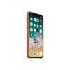 GRADE A1 - Apple iPhone X Leather Case - Saddle Brown