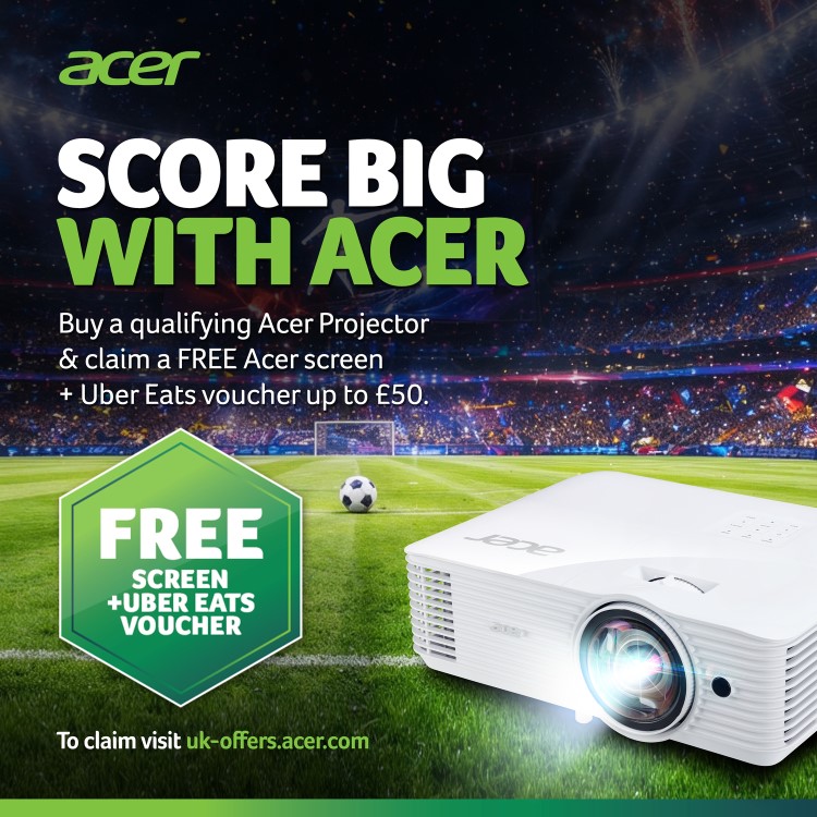 Acer H6518STi Full HD 3500 Lumens Short Throw DLP Projector