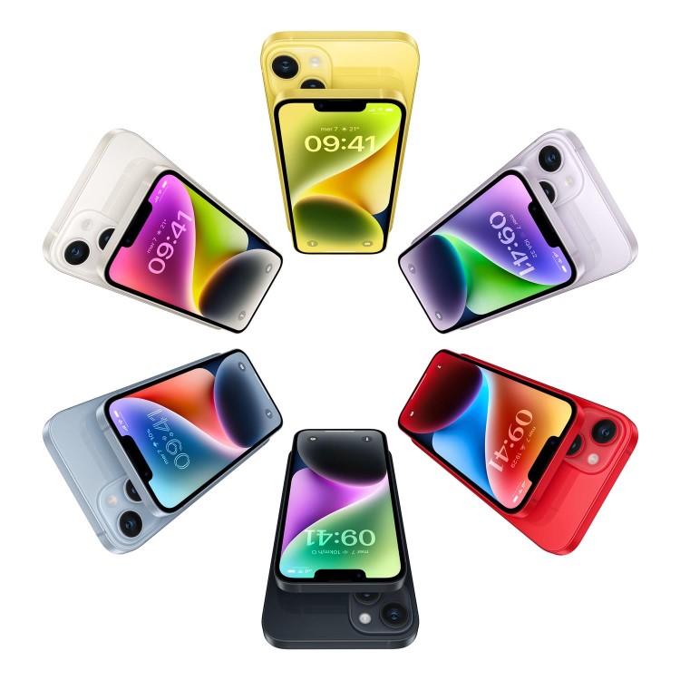 Apple iPhone 14 Yellow 6.1" 512GB 5G Unlocked & SIM Free Smartphone